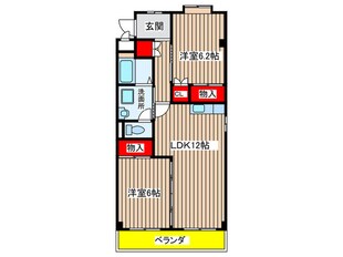 レザンヴェ－ル鎌倉台の物件間取画像